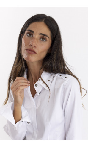 Camisa Blanca Algodon con Sretch BMB & Co.