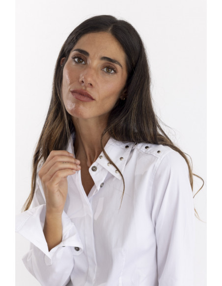 Camisa Blanca Algodon con Sretch BMB & Co.