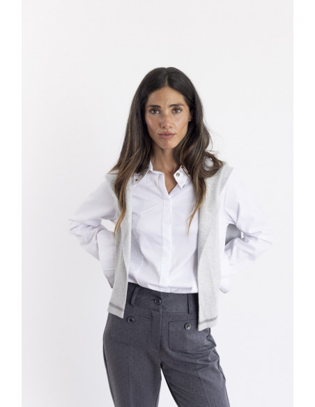 Camisa Blanca Algodon con Sretch BMB & Co.