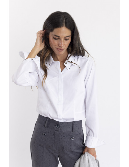 Camisa Blanca Algodon con Sretch BMB & Co.