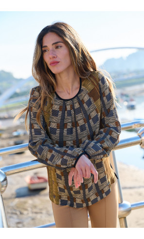 BLUSA TAMESIS GRECAS