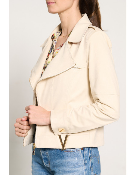 Cazadora Antelina Beige BMB & Co.
