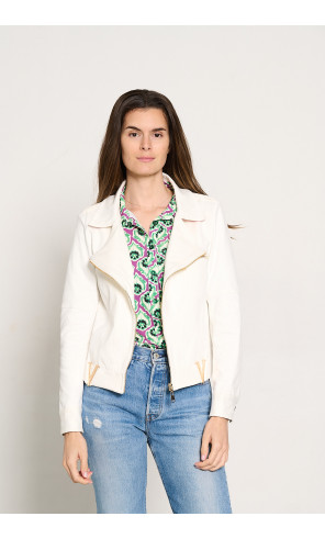 Cazadora Antelina Blanca BMB & Co.