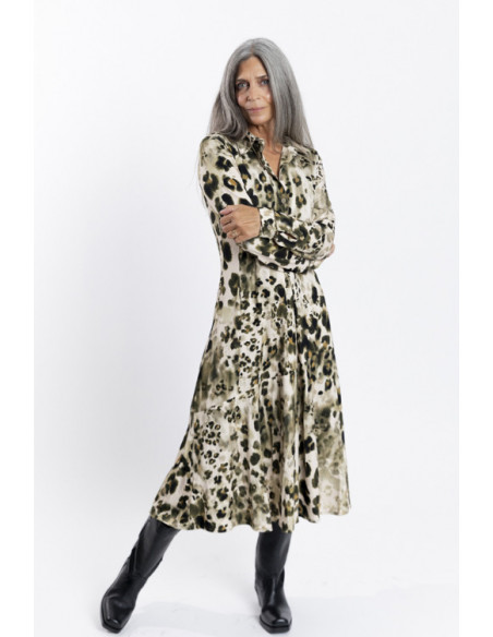 Vestido Midi Animal Print BMB & Co.