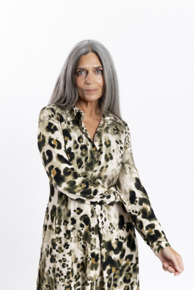 Vestido Midi Animal Print BMB & Co.