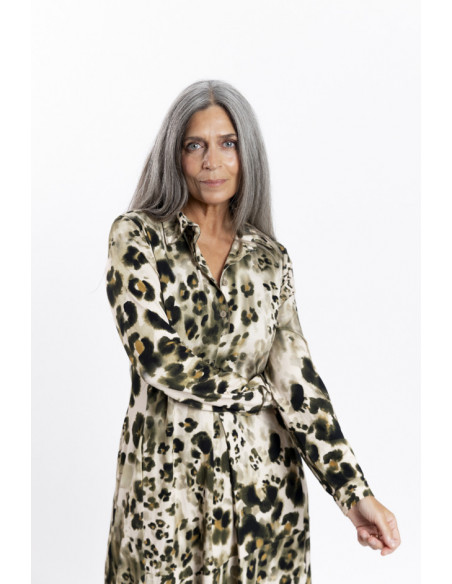 Vestido Midi Animal Print BMB & Co.