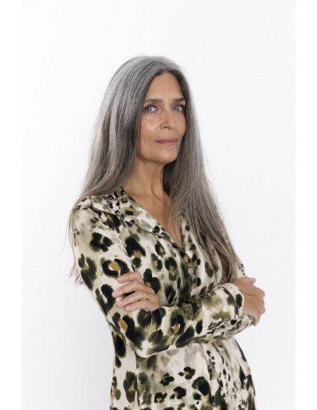 Vestido Midi Animal Print BMB & Co.