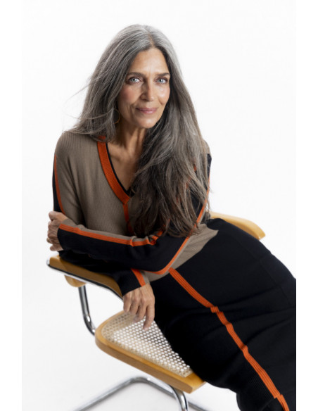 Vestido Midi Punto Canalé BMB & Co.