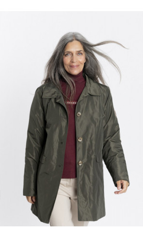 Trench Clásica Kaki Acolchada Waterproof BMB & Co.