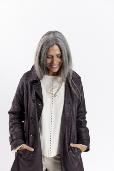 Trench Larga Animal Print BMB & Co.