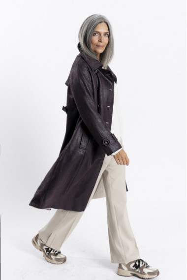 Trench Larga Animal Print BMB & Co.