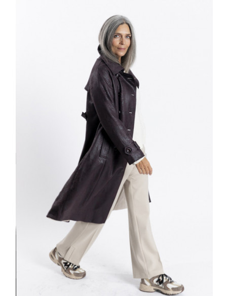 Trench Larga Animal Print BMB & Co.