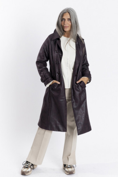 Trench Larga Animal Print BMB & Co.