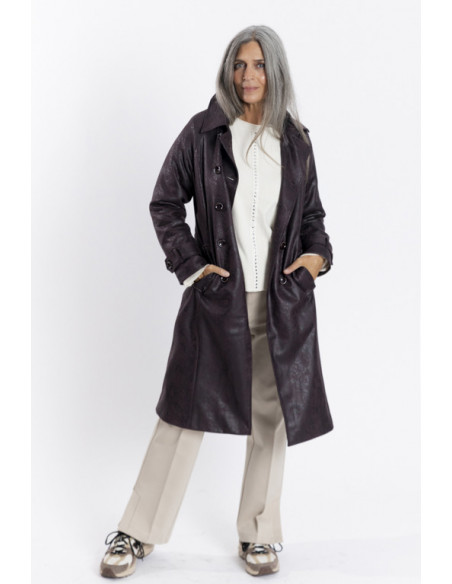 Trench Larga Animal Print BMB & Co.