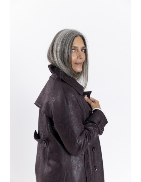 Trench Larga Animal Print BMB & Co.