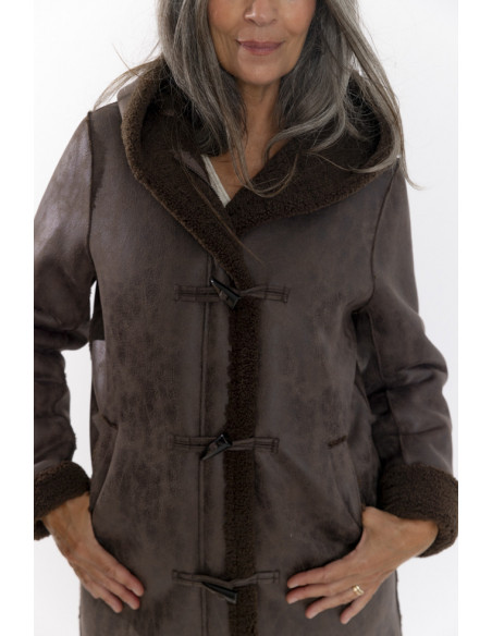 Abrigo Doble Faz Marron BMB & Co.