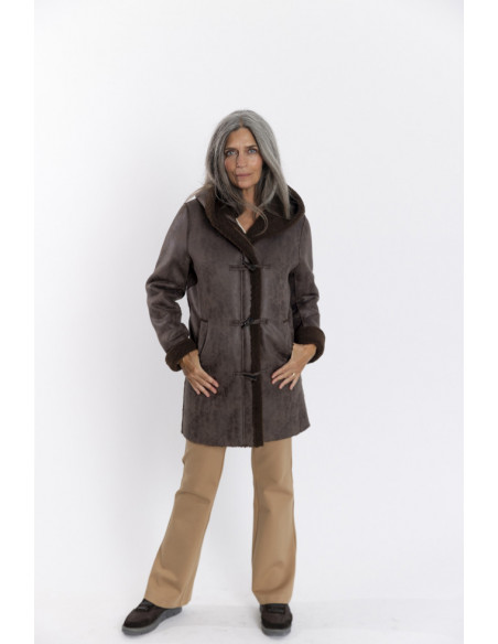 Abrigo Doble Faz Marron BMB & Co.