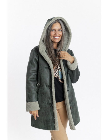 Abrigo Doble Faz Verde BMB & Co.