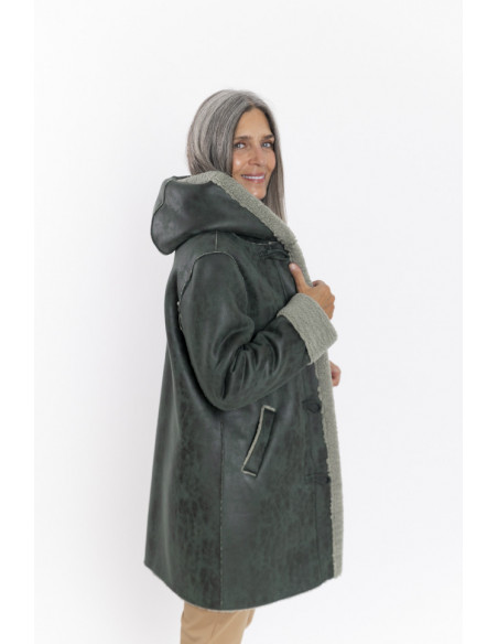 Abrigo Doble Faz Verde BMB & Co.