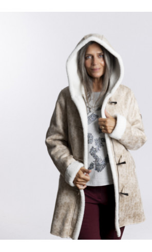 Abrigo Doble Faz Beige BMB & Co.