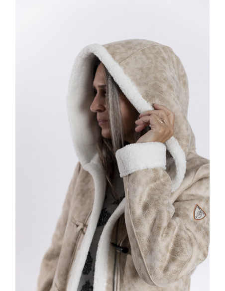 Abrigo Doble Faz Beige BMB & Co.