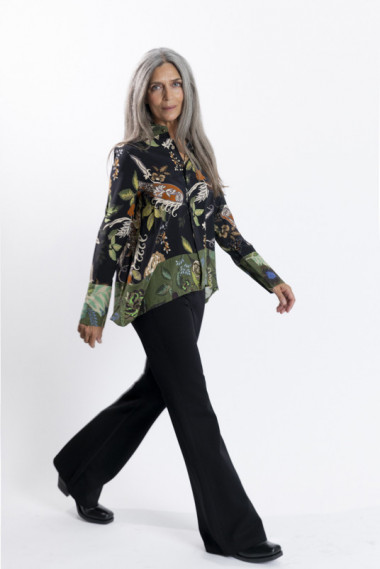 Camisa Amplia Print Floral BMB & Co.
