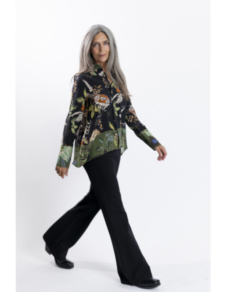 Camisa Amplia Print Floral BMB & Co.