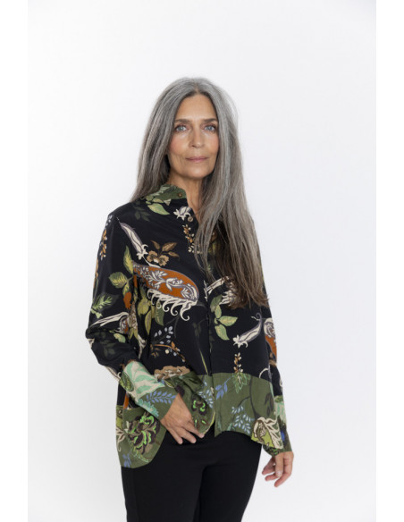 Camisa Amplia Print Floral BMB & Co.