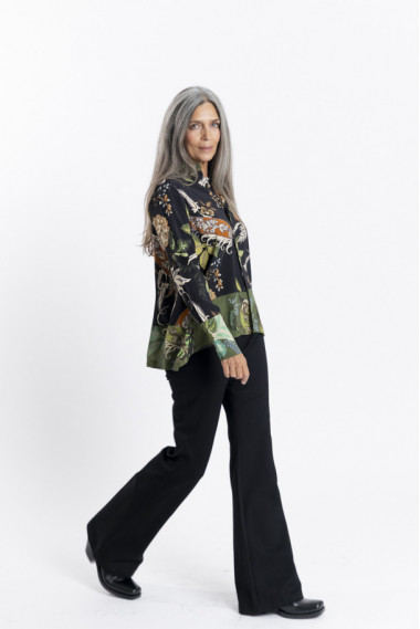 Camisa Amplia Print Floral BMB & Co.