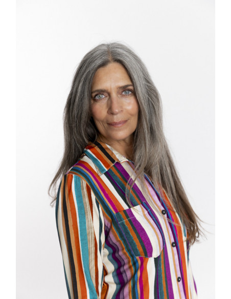 Camisa Rayas Maltinto Con Bolsilllos BMB & Co.