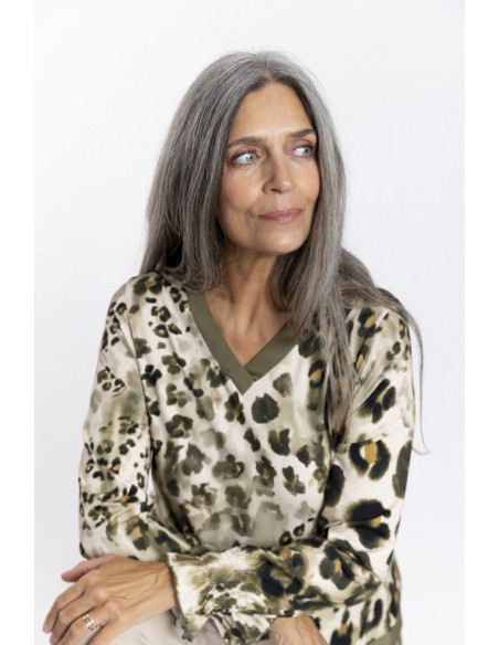 Camiseta Evase Animal Print BMB & Co.