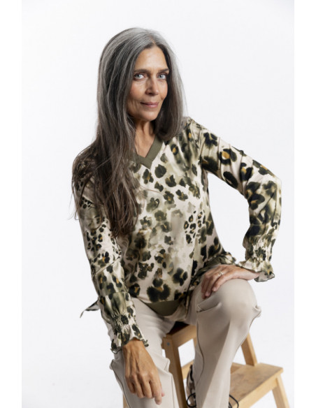 Camiseta Evase Animal Print BMB & Co.