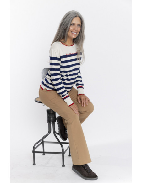 Jersey Rayas Marinera con Botones BMB & Co.