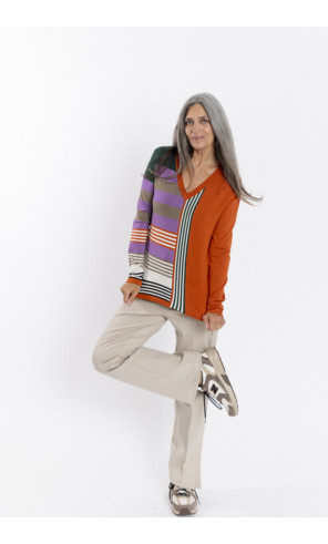 Jersey Punto Fino Multi Rayas BMB & Co.