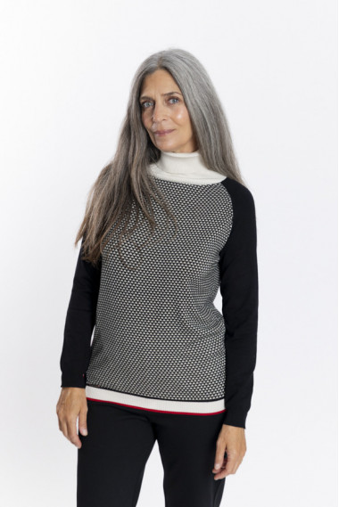 Jersey Fino Cuello Perkins Print Corbatero BMB & Co.