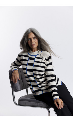 Jersey Cuello Perkins Rayas BMB & Co.