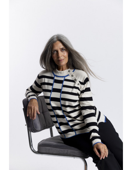 Jersey Cuello Perkins Rayas BMB & Co.
