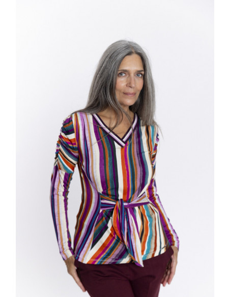 Camiseta Rayas Maltinto Con Lazada BMB & Co.