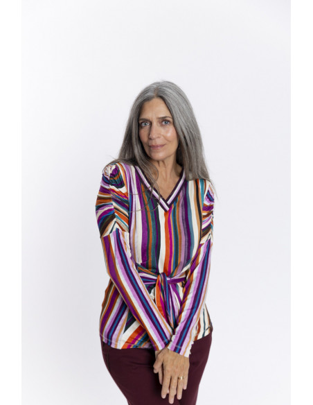 Camiseta Rayas Maltinto Con Lazada BMB & Co.