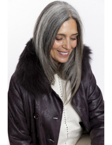 Cuello Pelo Natural Chocolate BMB & Co.