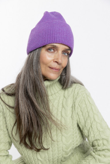 Gorro de Punto Lila BMB & Co.