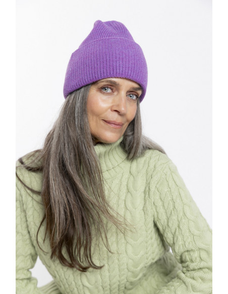 Gorro de Punto Lila BMB & Co.