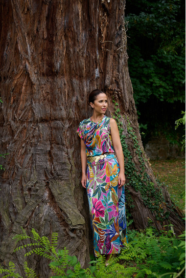 Falda Midi Estampado Floral BMB & Co.