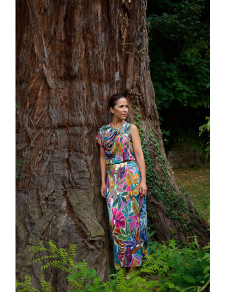 Falda Midi Estampado Floral BMB & Co.