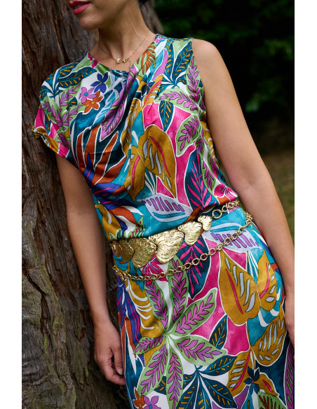 Falda Midi Estampado Floral BMB & Co.