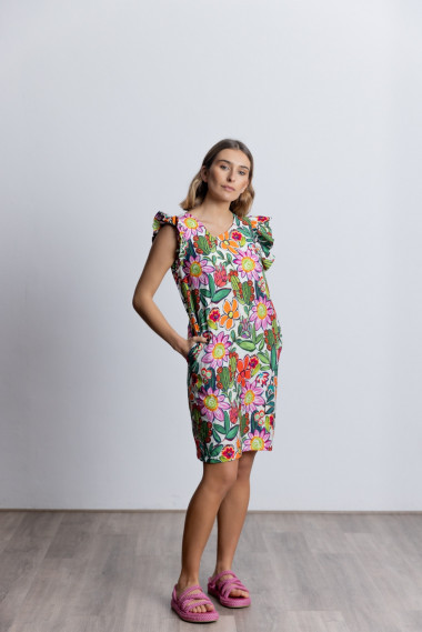 Vestido Corto Print Floral BMB & Co.