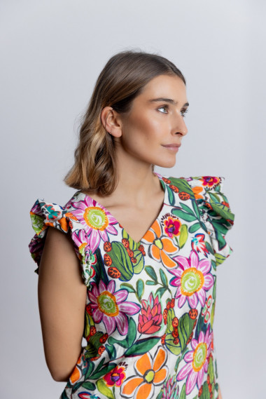 Vestido Corto Print Floral BMB & Co.