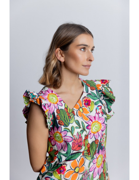 Vestido Corto Print Floral BMB & Co.