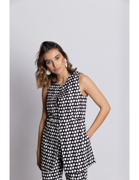 Chaleco Lunares BMB & Co.