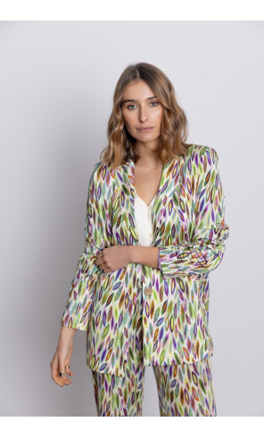 Blazer Fluida Estampada BMB & Co.